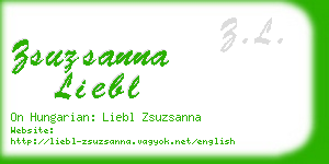 zsuzsanna liebl business card